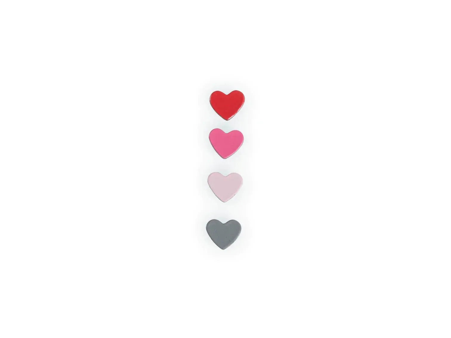 pack de 40 magnets coeur bitten