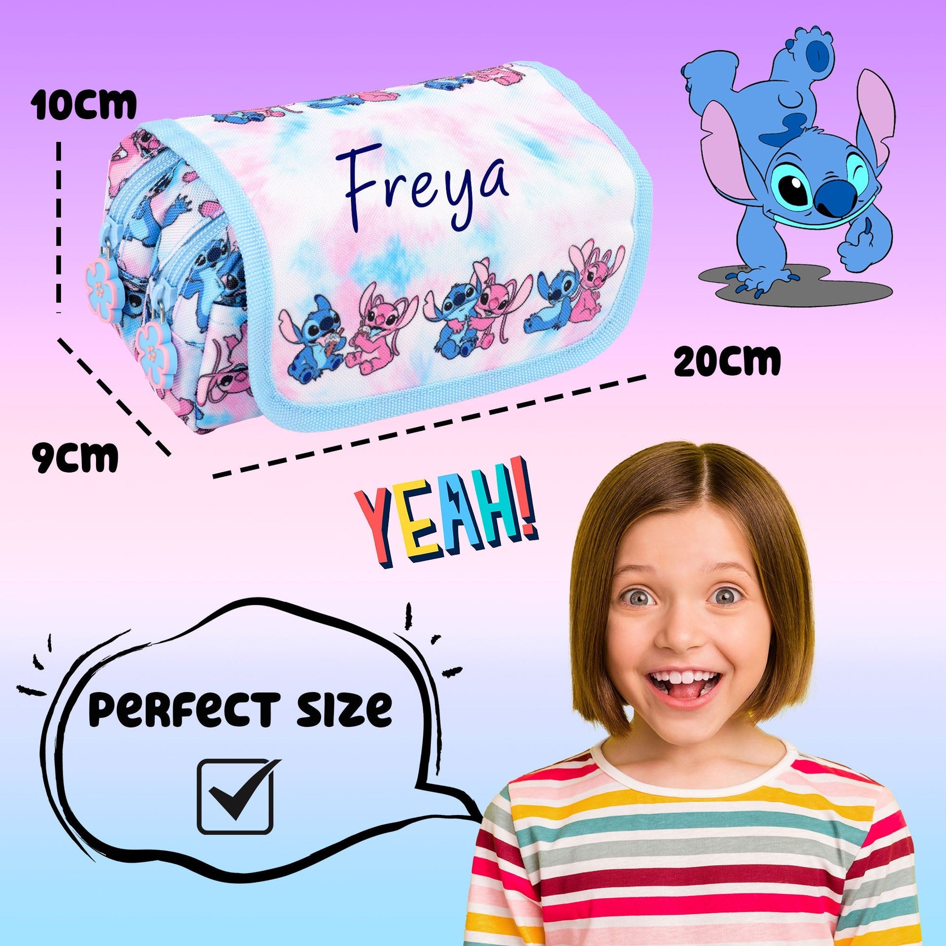 Trousse scolaire – Stitch Tie Dye