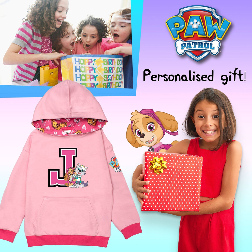 Sweat à capuche – Paw Patrol Initial for Girls- rose