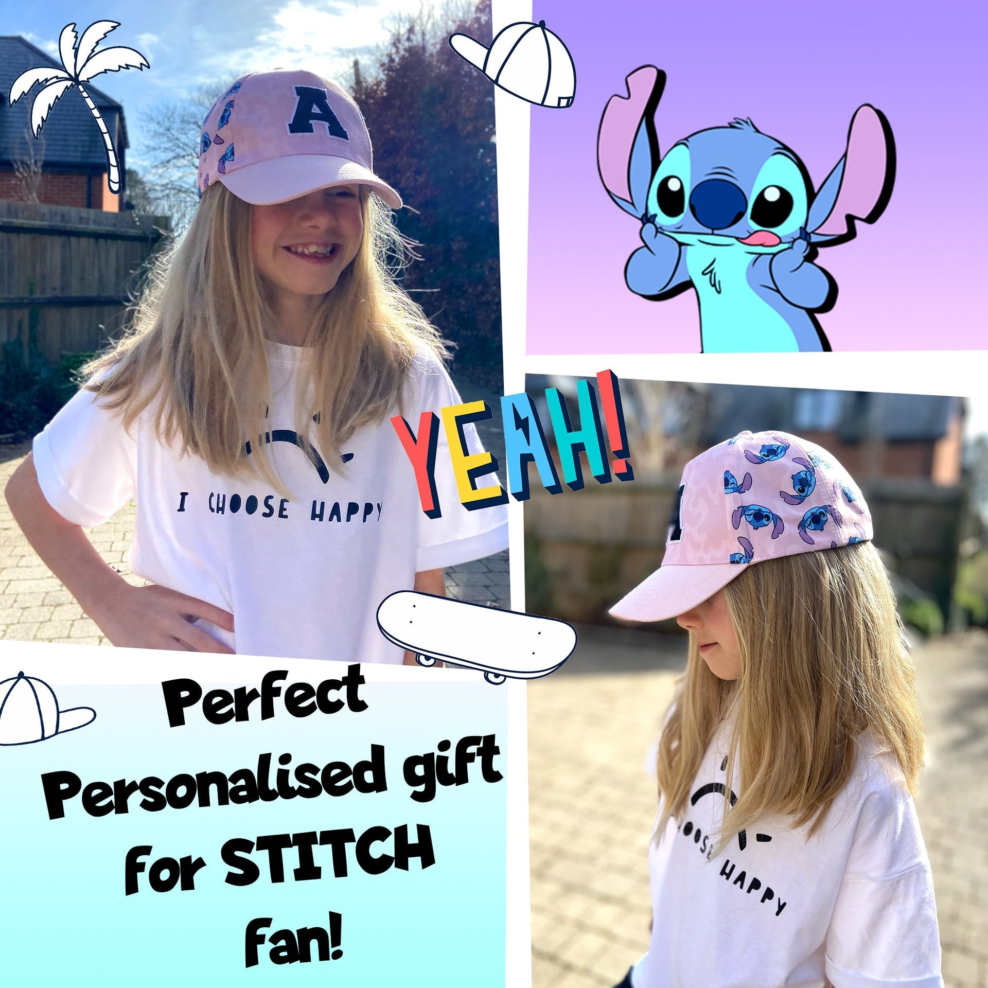 Casquette enfant – Stitch Baseball Cap