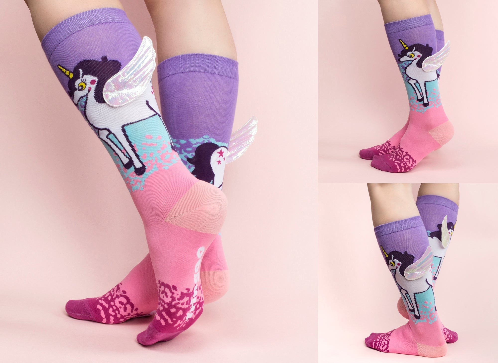 Chaussettes – 3D licorne