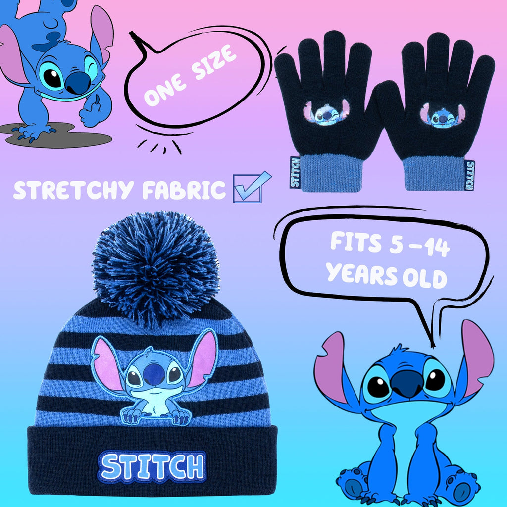 Ensemble bonnet et gants – Stitch set