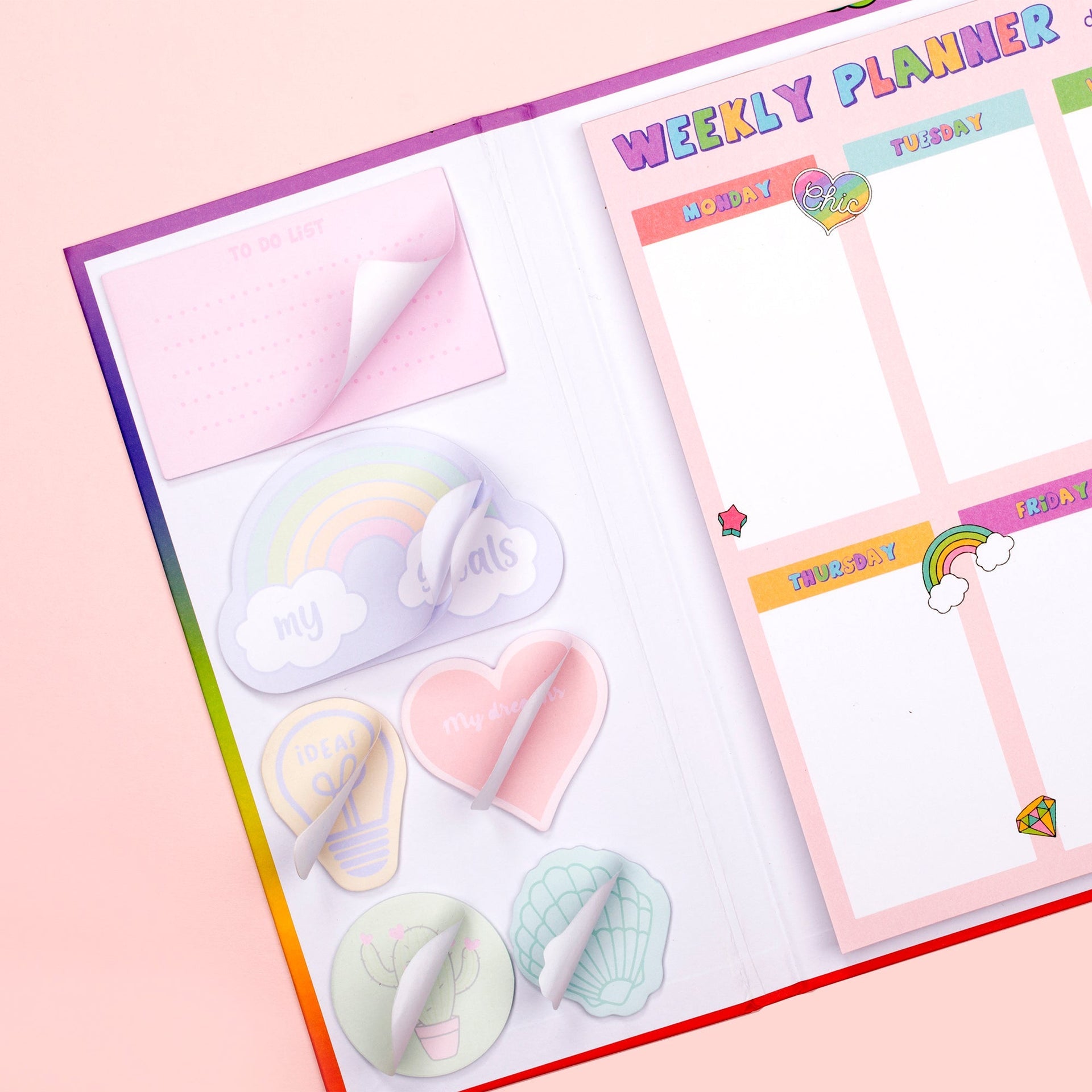 Planning hebdomadaire magnétique – licorne Believe