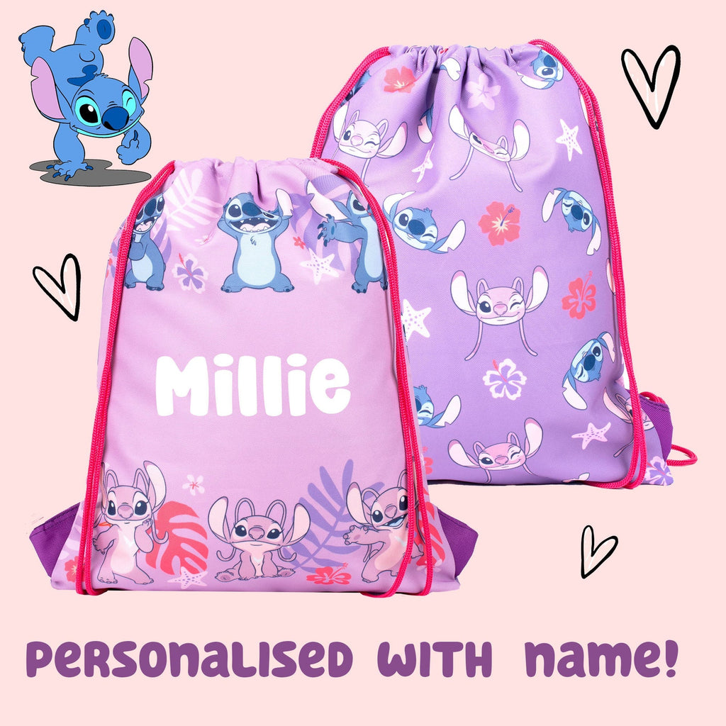 Sac à cordon – Official Disney Stitch & Angel | PE Bag | Fringoo