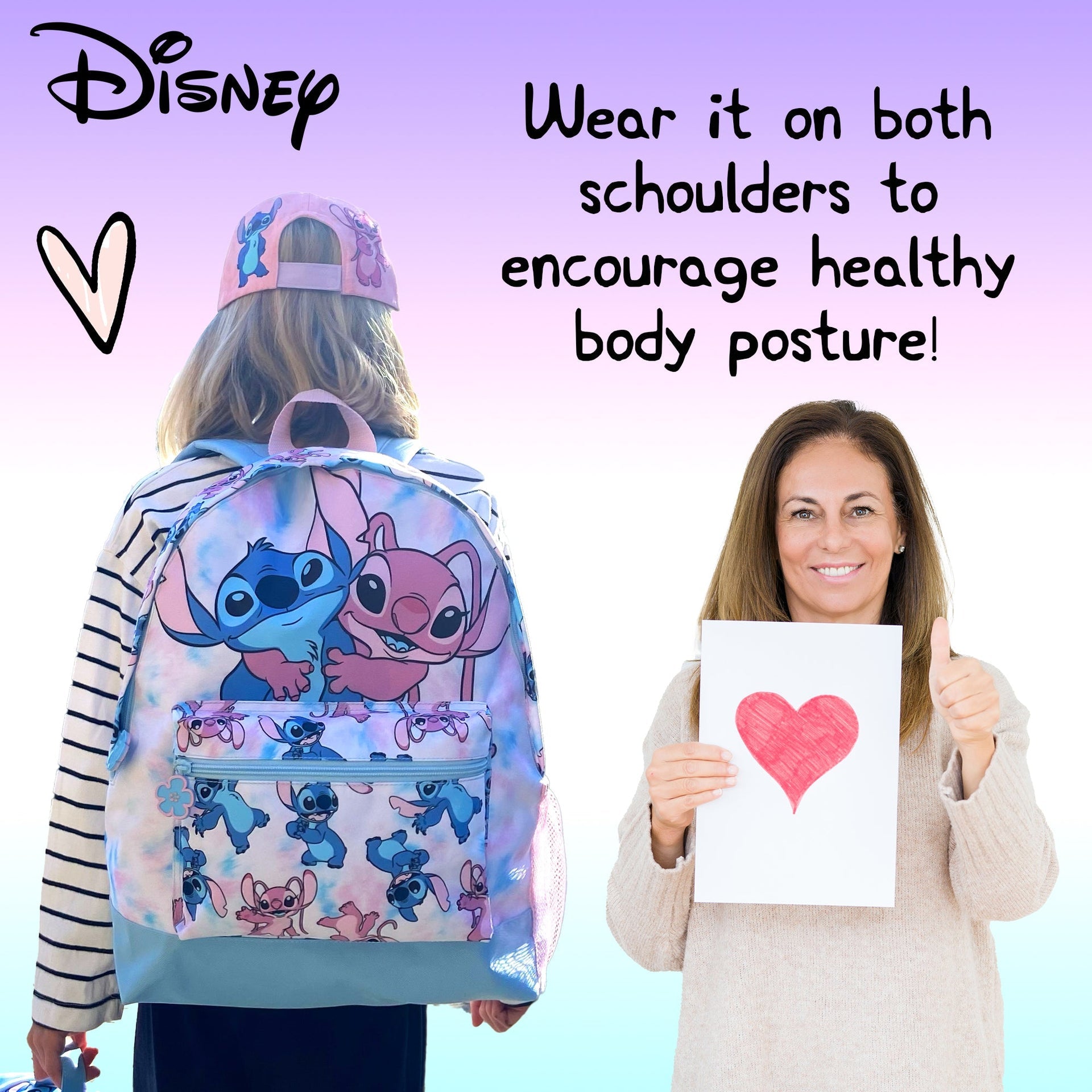 Sac à dos – Disney Stitch Girls | Tie Dye Rucksack | Fringoo