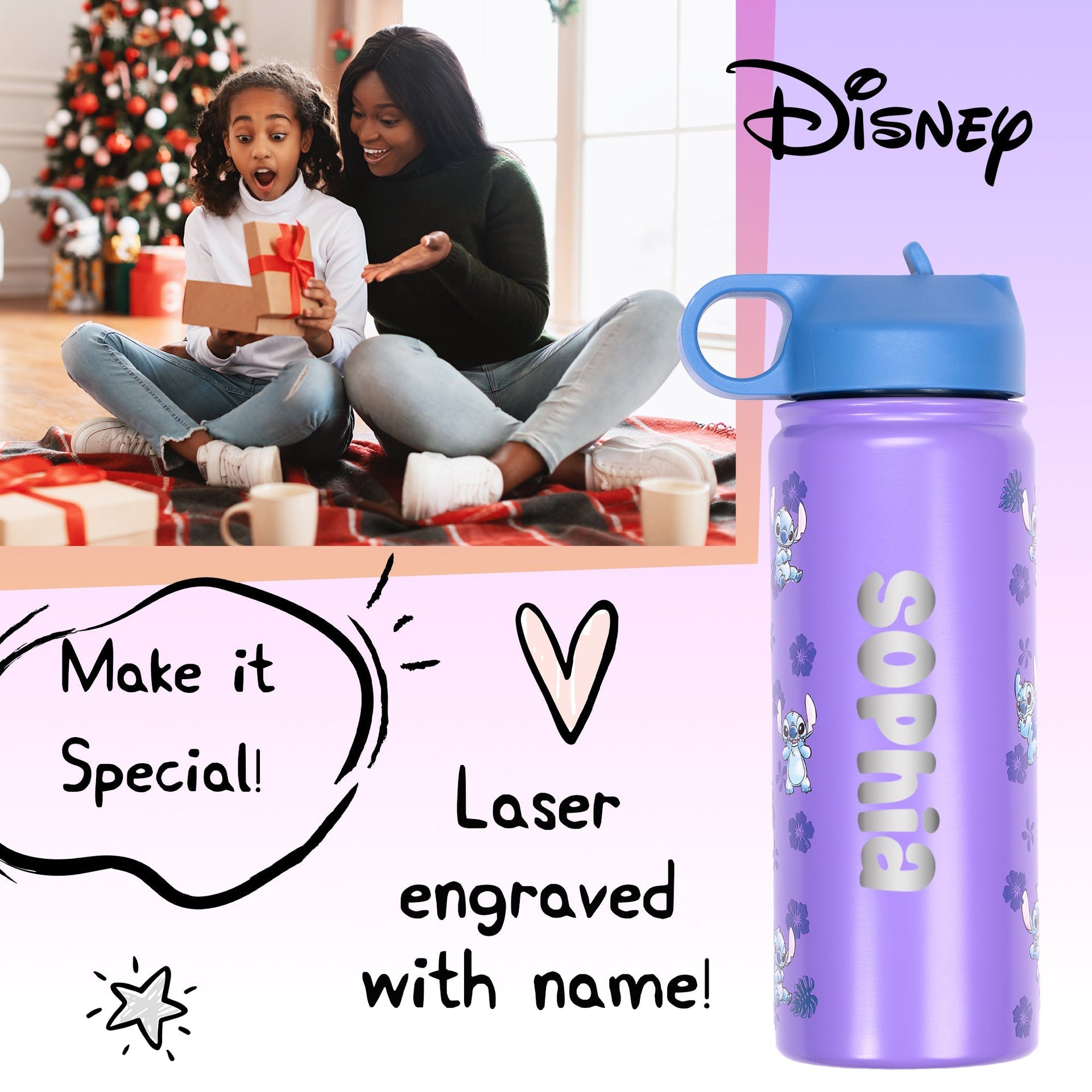 Gourde en acier inoxydable – Bottle – Stitch