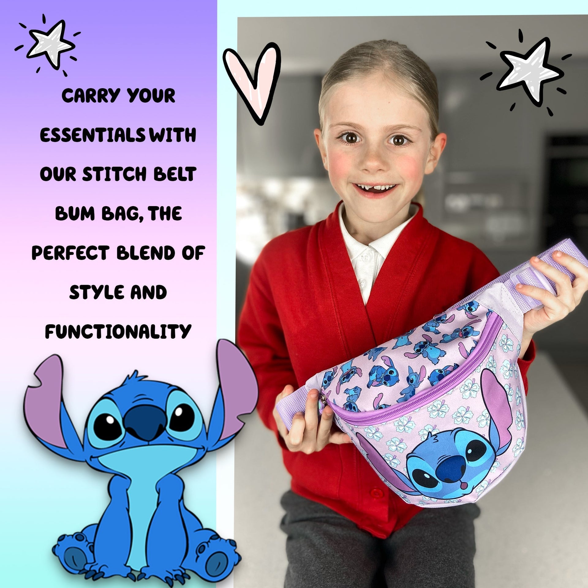 Sac banane ceinture – Stitch
