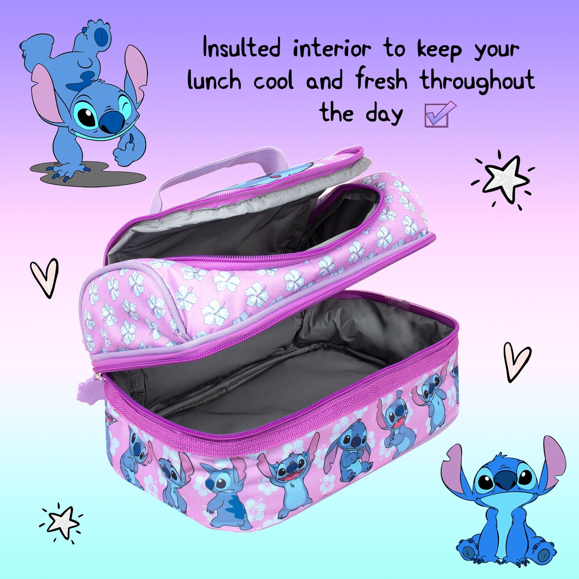 Sac repas – Stitch Multi