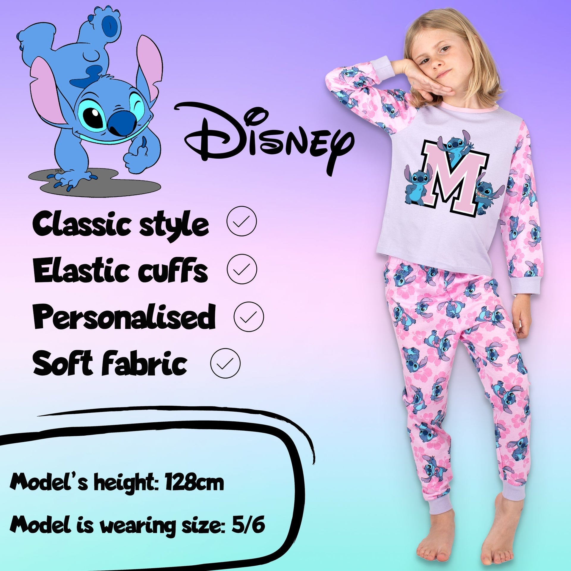 Pyjama – Disney Stitch Initial