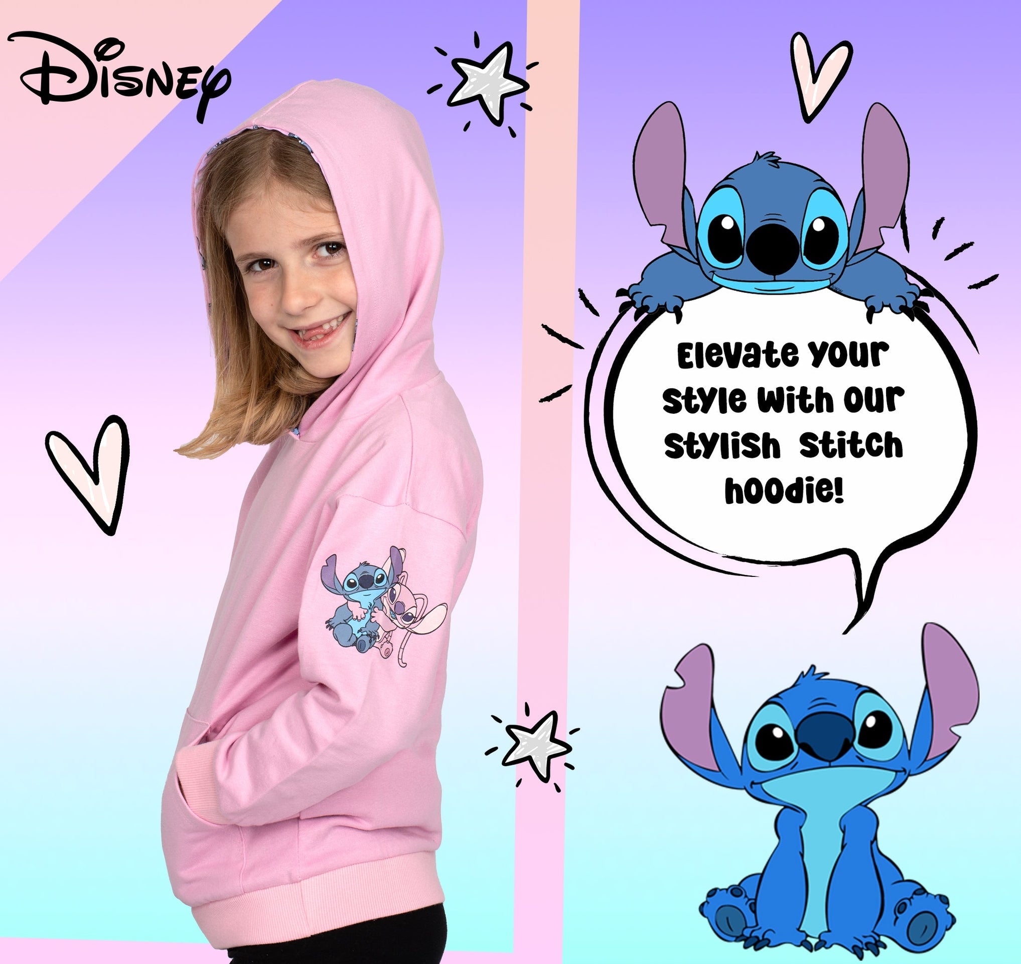 Sweat à capuche – Disney Stitch