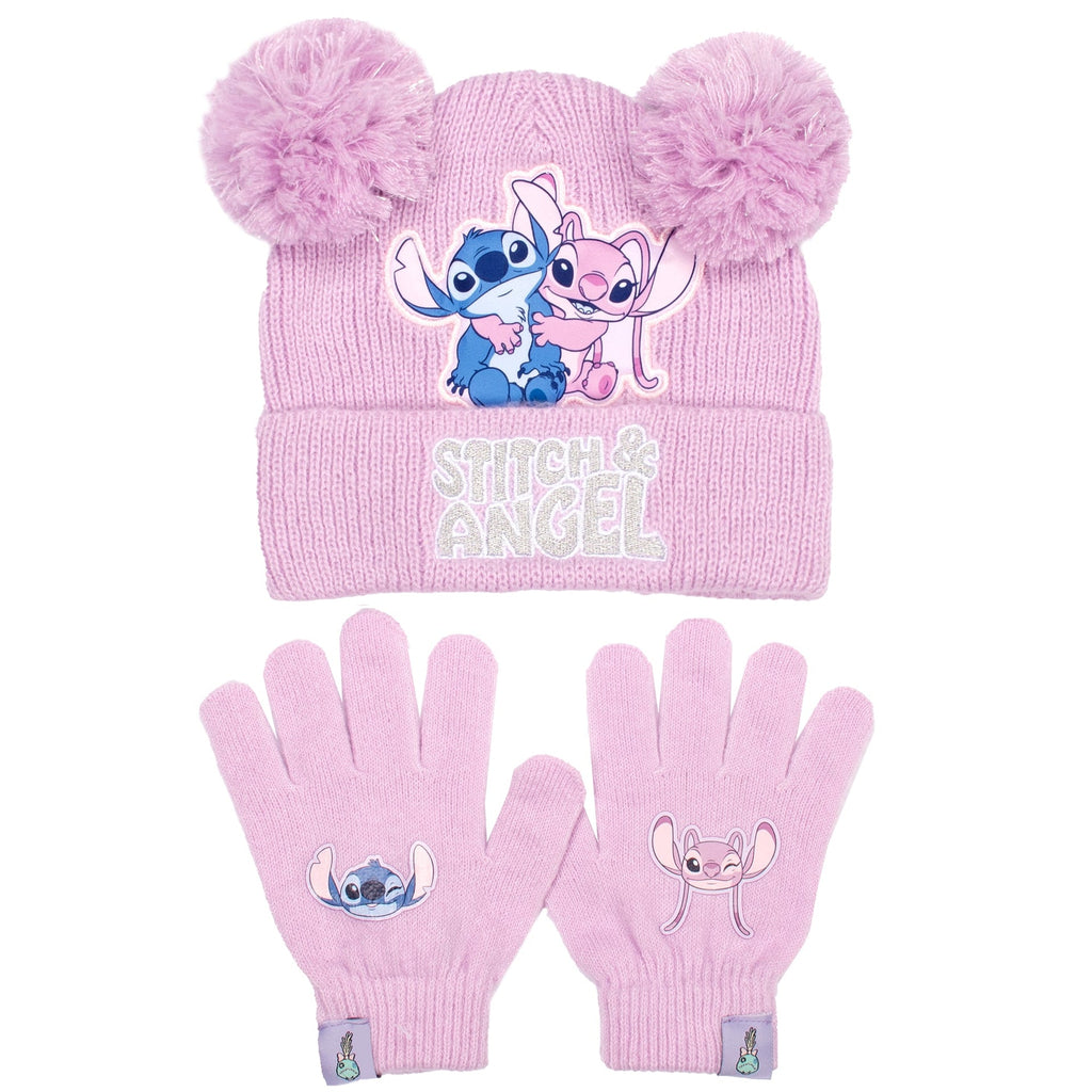 Ensemble bonnet et gants – Disney Lilo & Stitch Winter Set for Girls