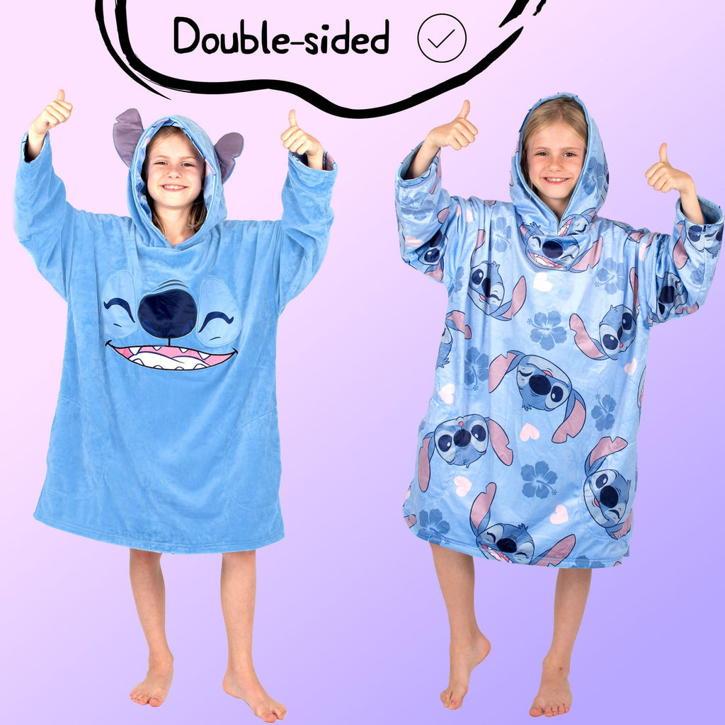 Sweat plaid oversize – Disney Stitch Oversized Blanket -bleu