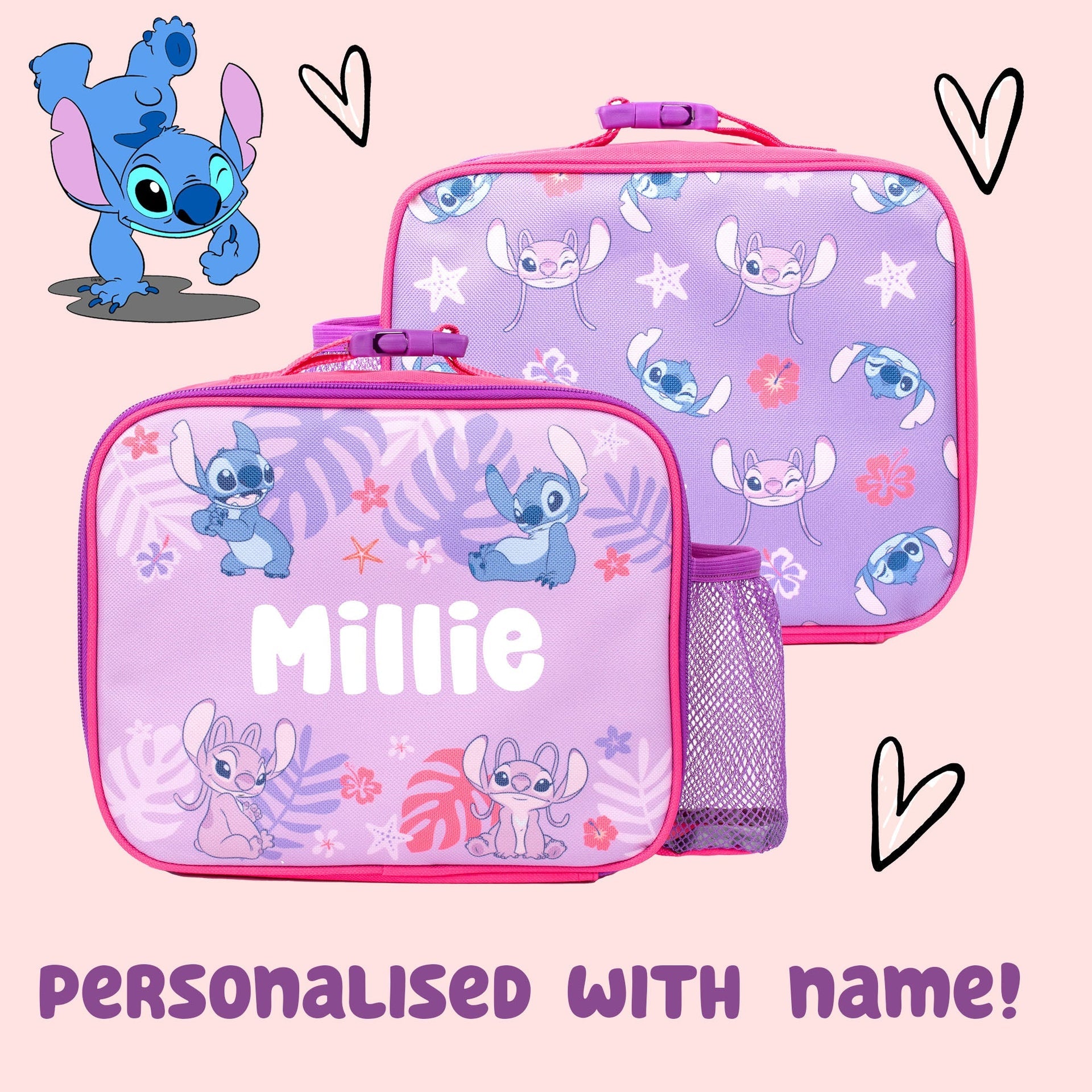 Sac repas – Stitch et Angel