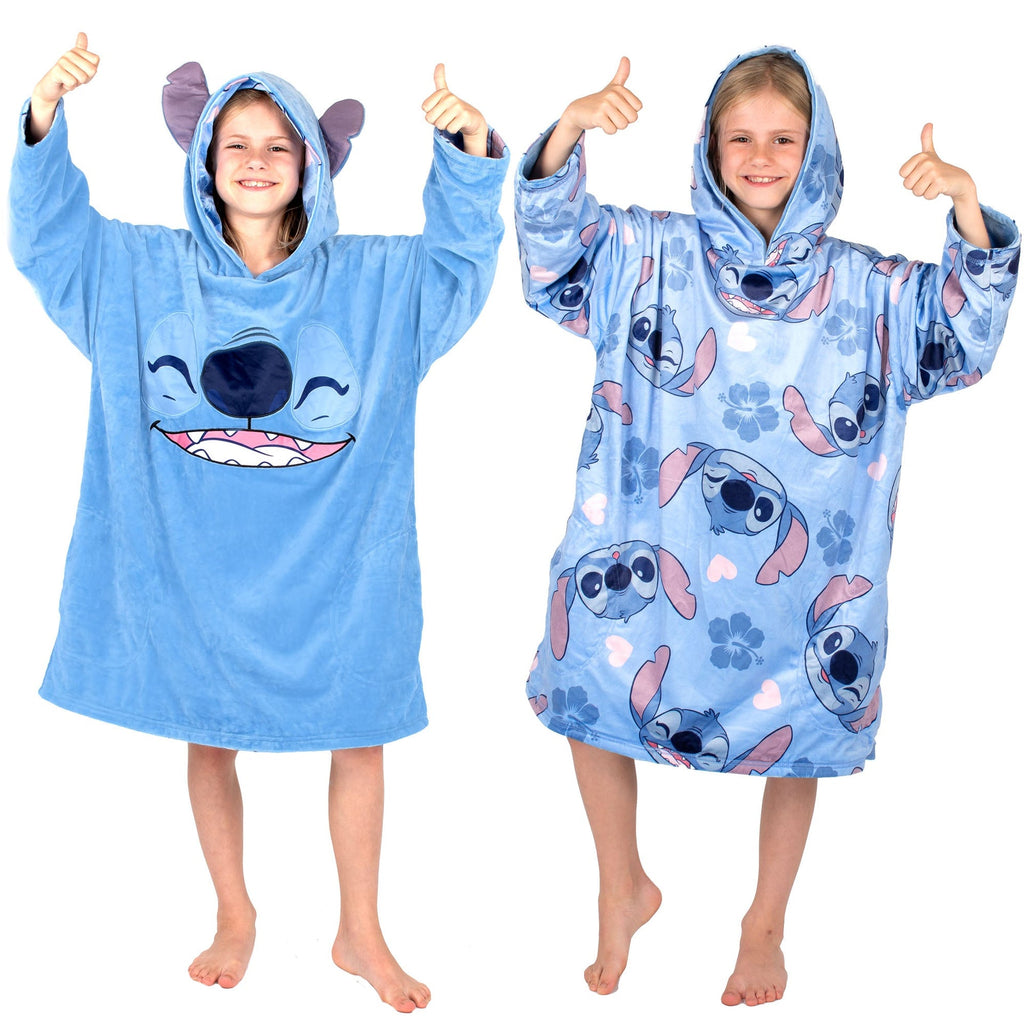 Sweat plaid oversize – Disney Stitch Oversized Blanket -bleu