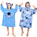 Sweat plaid oversize – Disney Stitch Oversized Blanket -bleu
