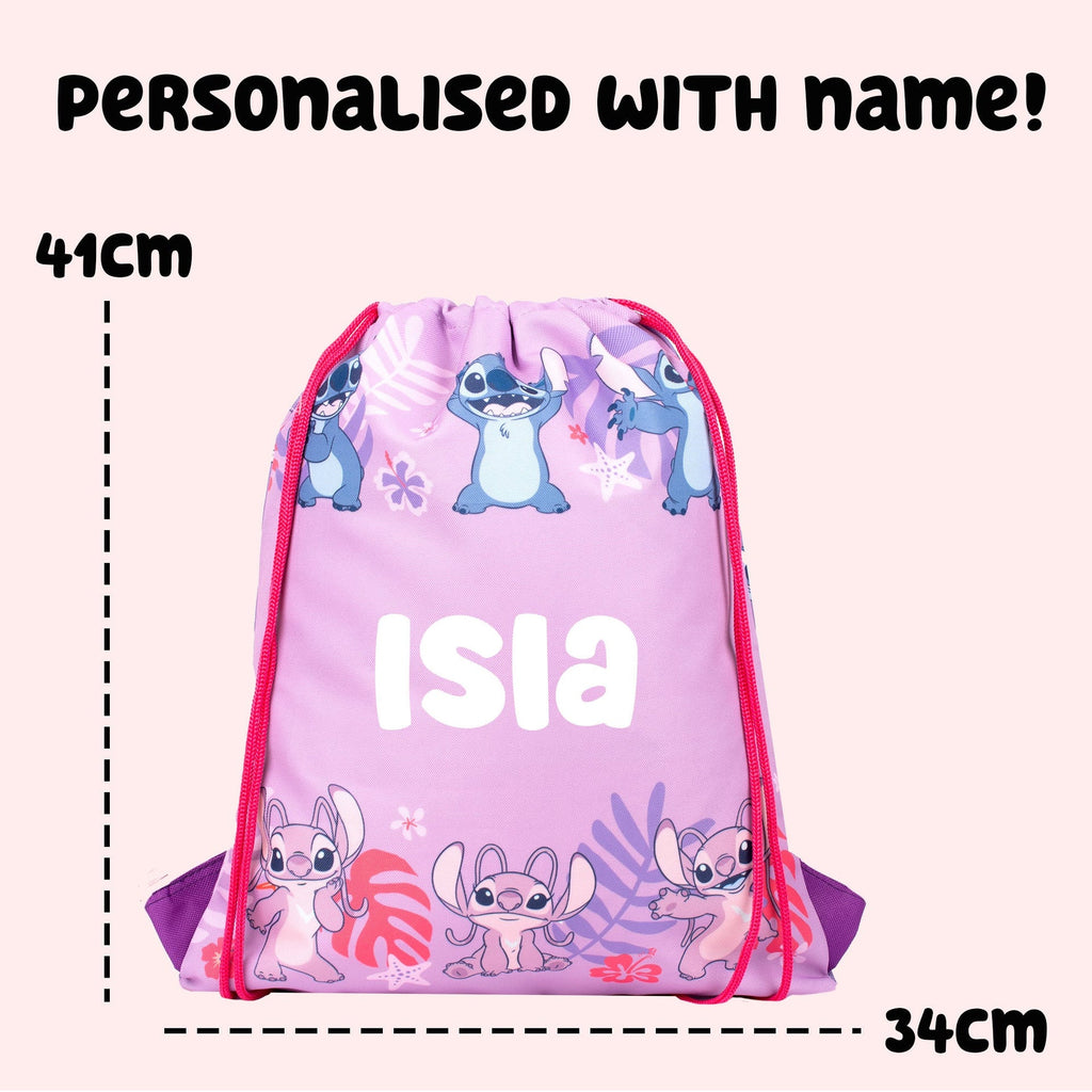 Sac à cordon – Official Disney Stitch & Angel | PE Bag | Fringoo