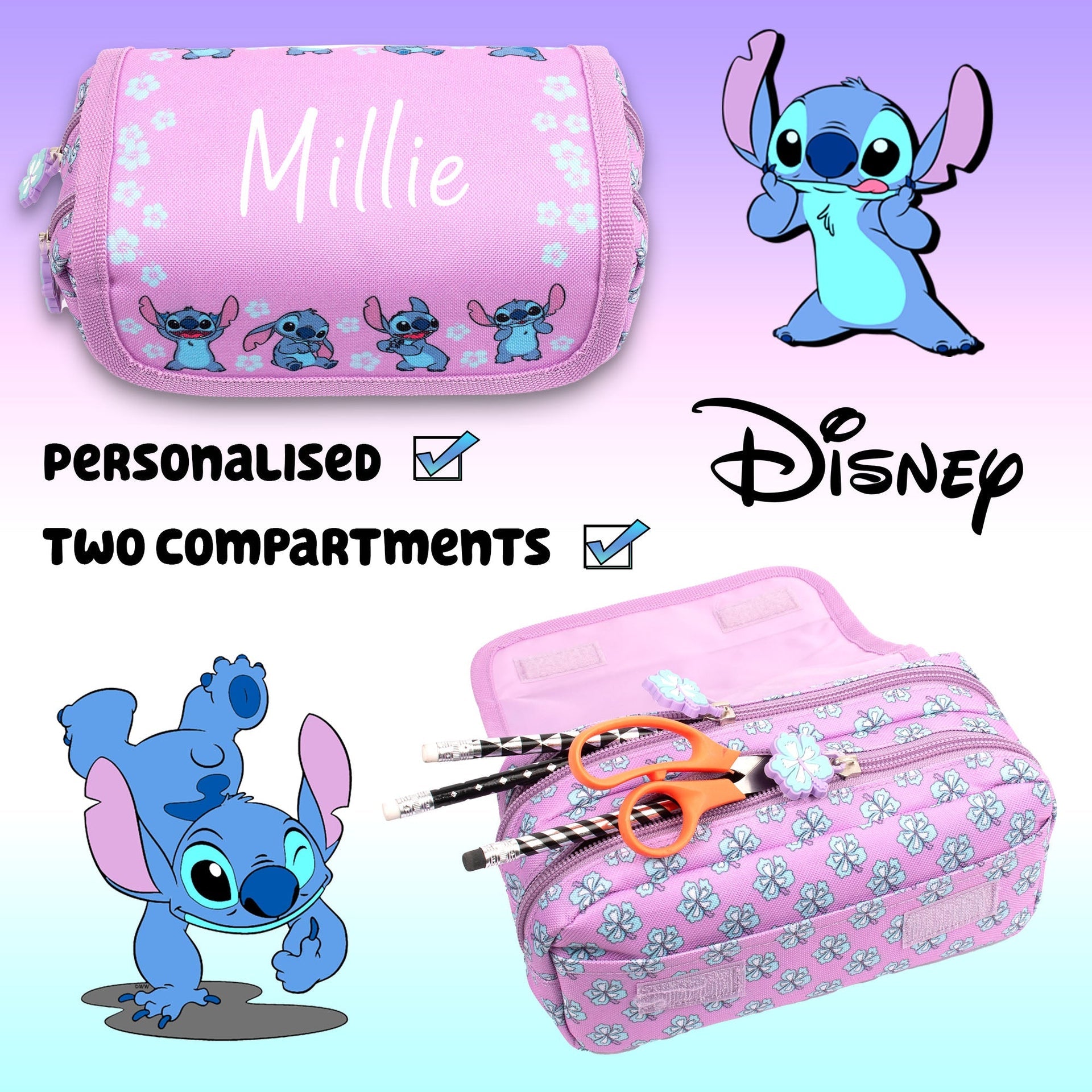 Trousse scolaire – Stitch