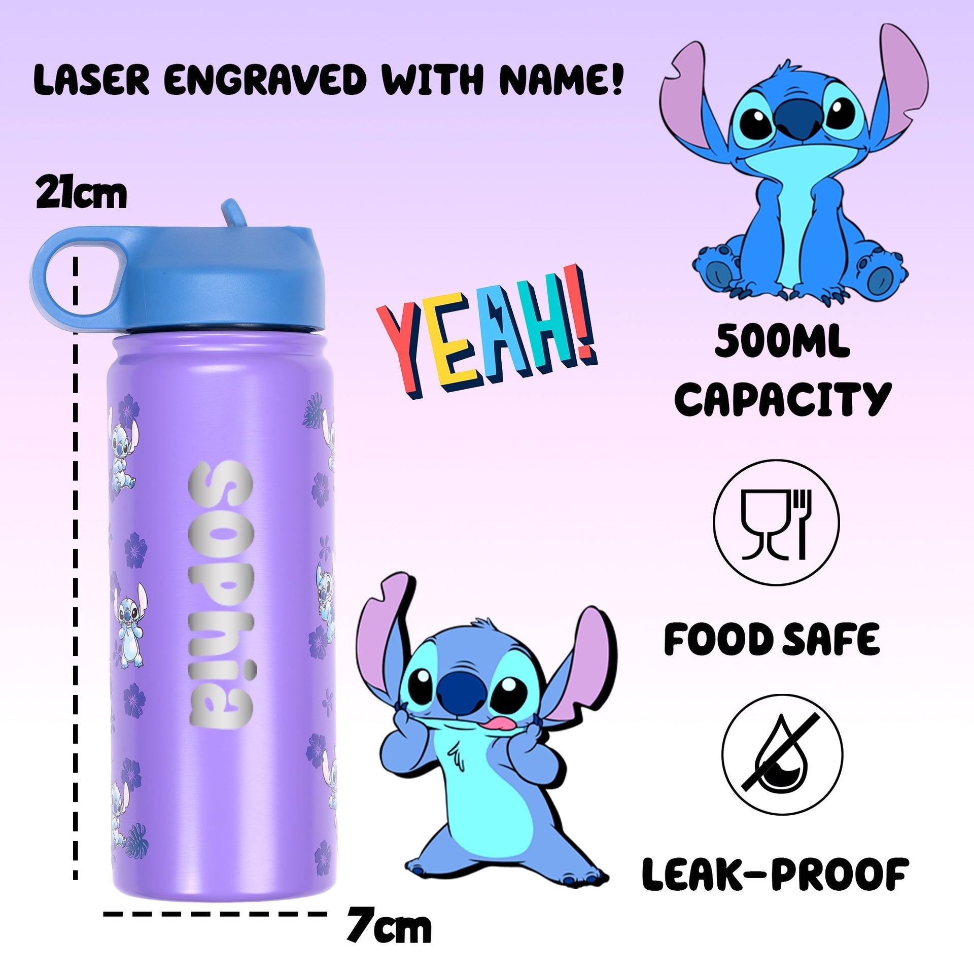 Gourde en acier inoxydable – Bottle – Stitch