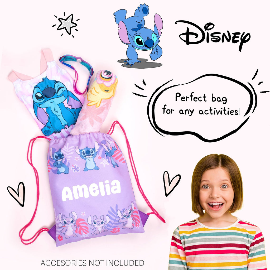 Sac à cordon – Official Disney Stitch & Angel | PE Bag | Fringoo