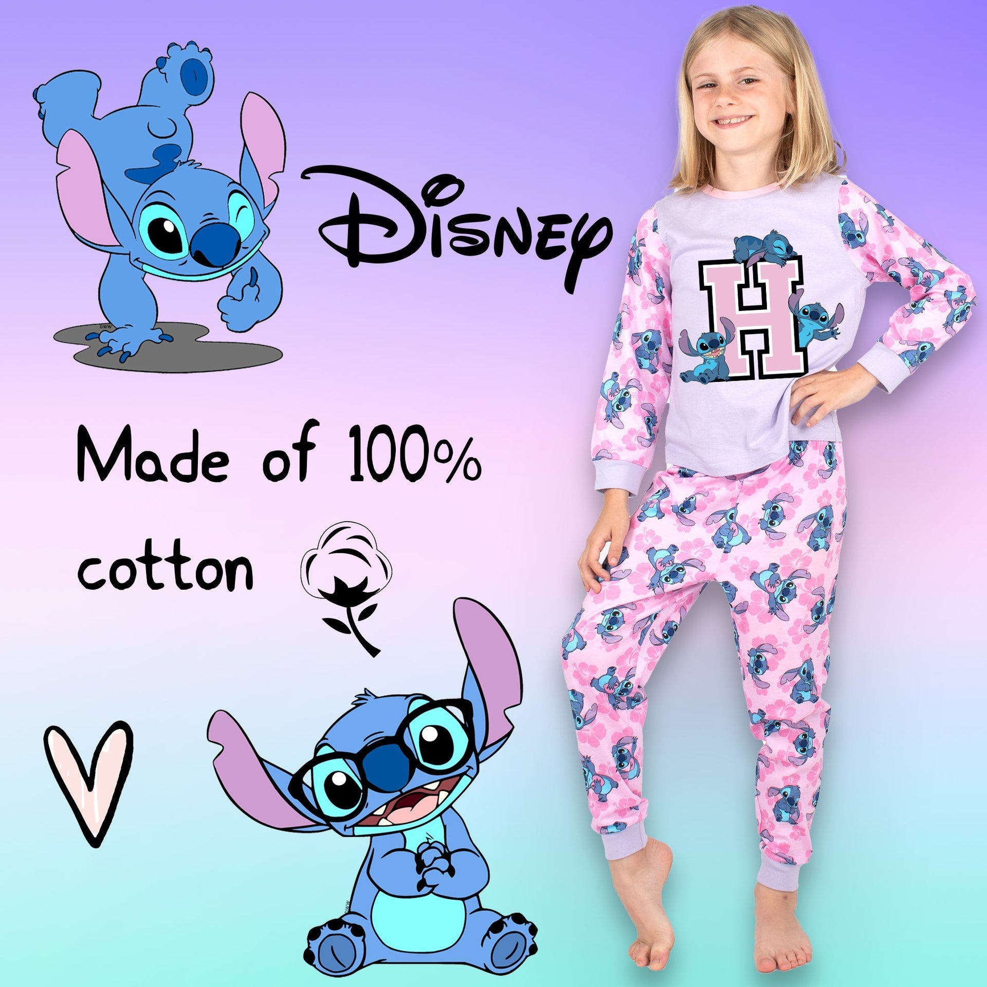 Pyjama – Disney Stitch Initial