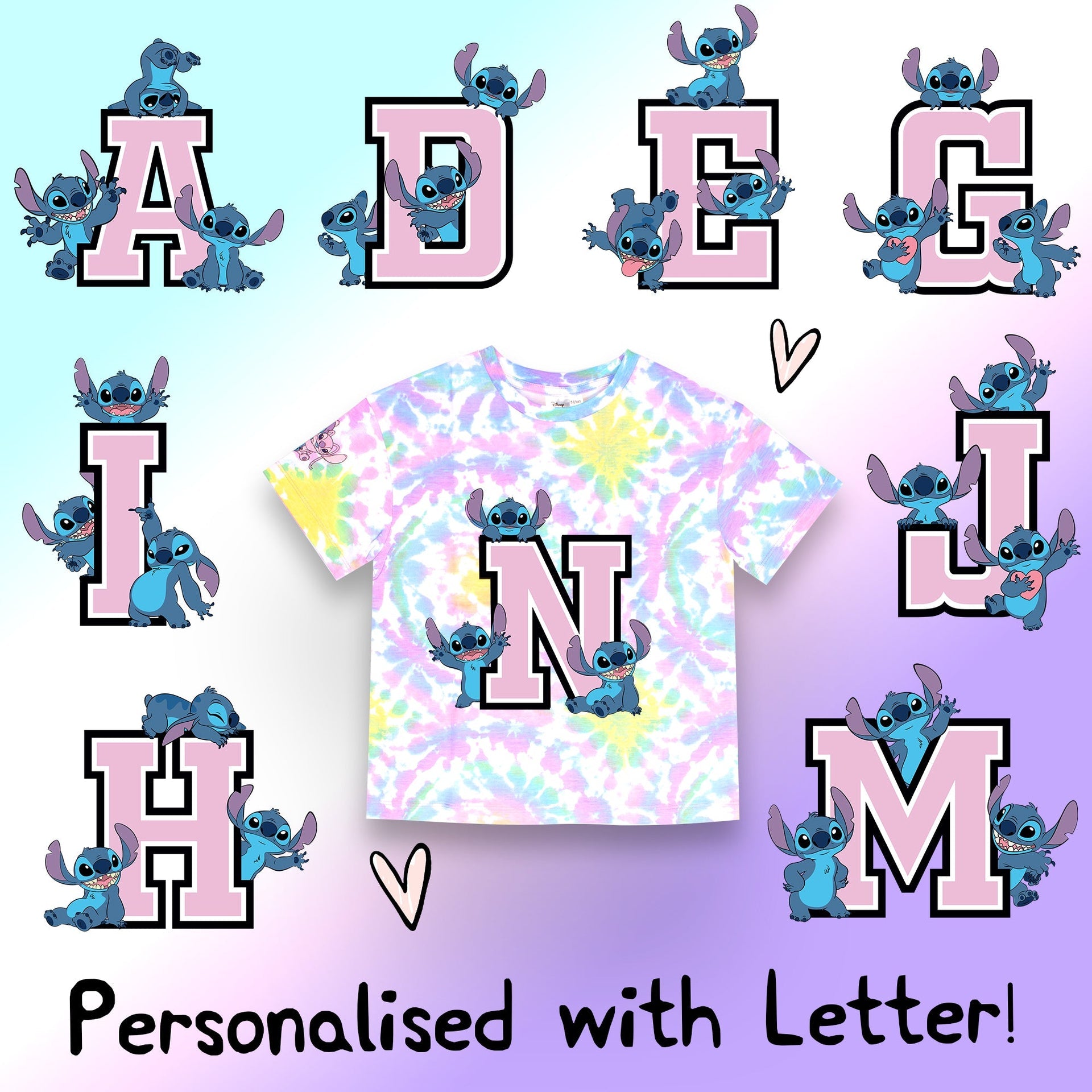 Crop top Stitch – Tie Dye