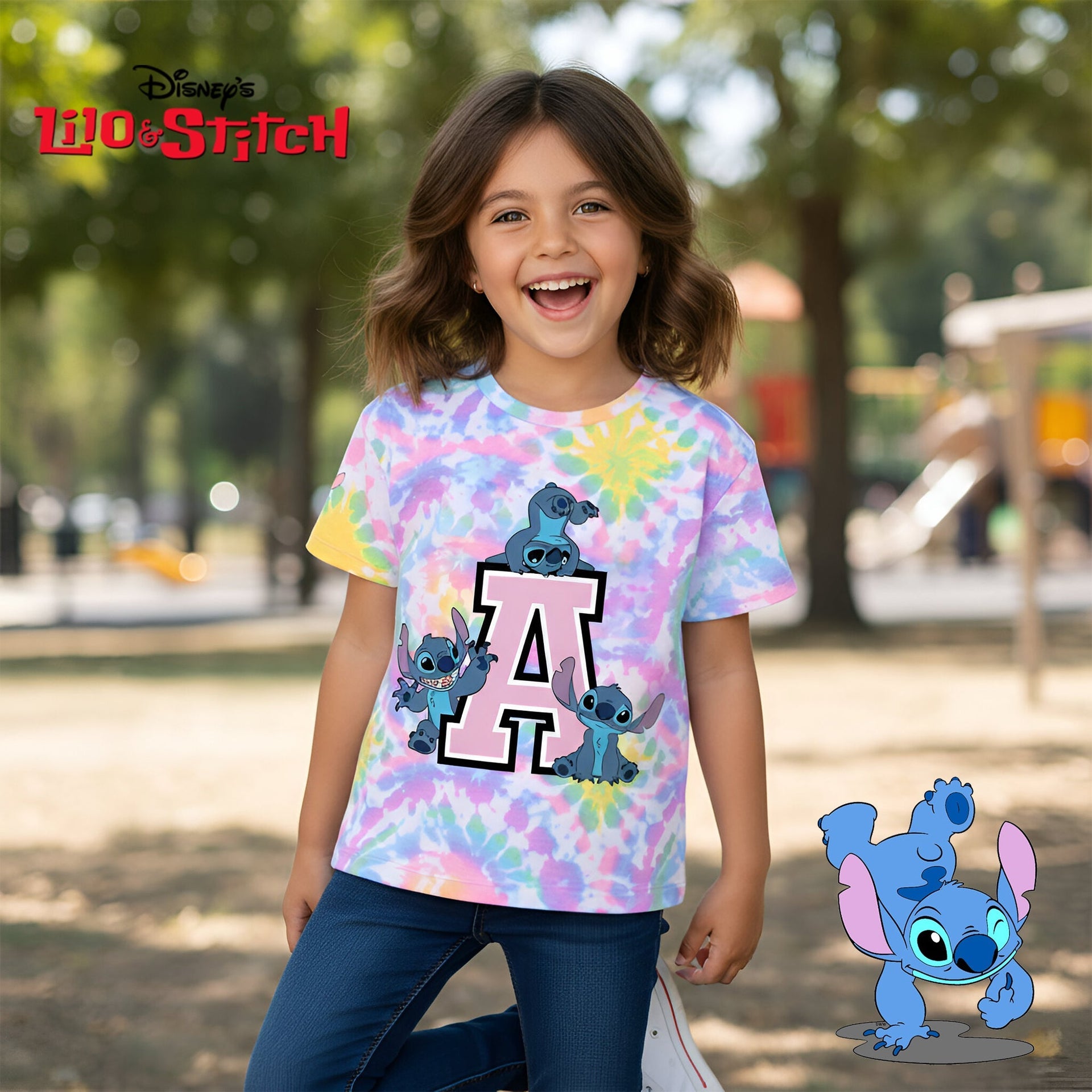 Crop top Stitch – Tie Dye