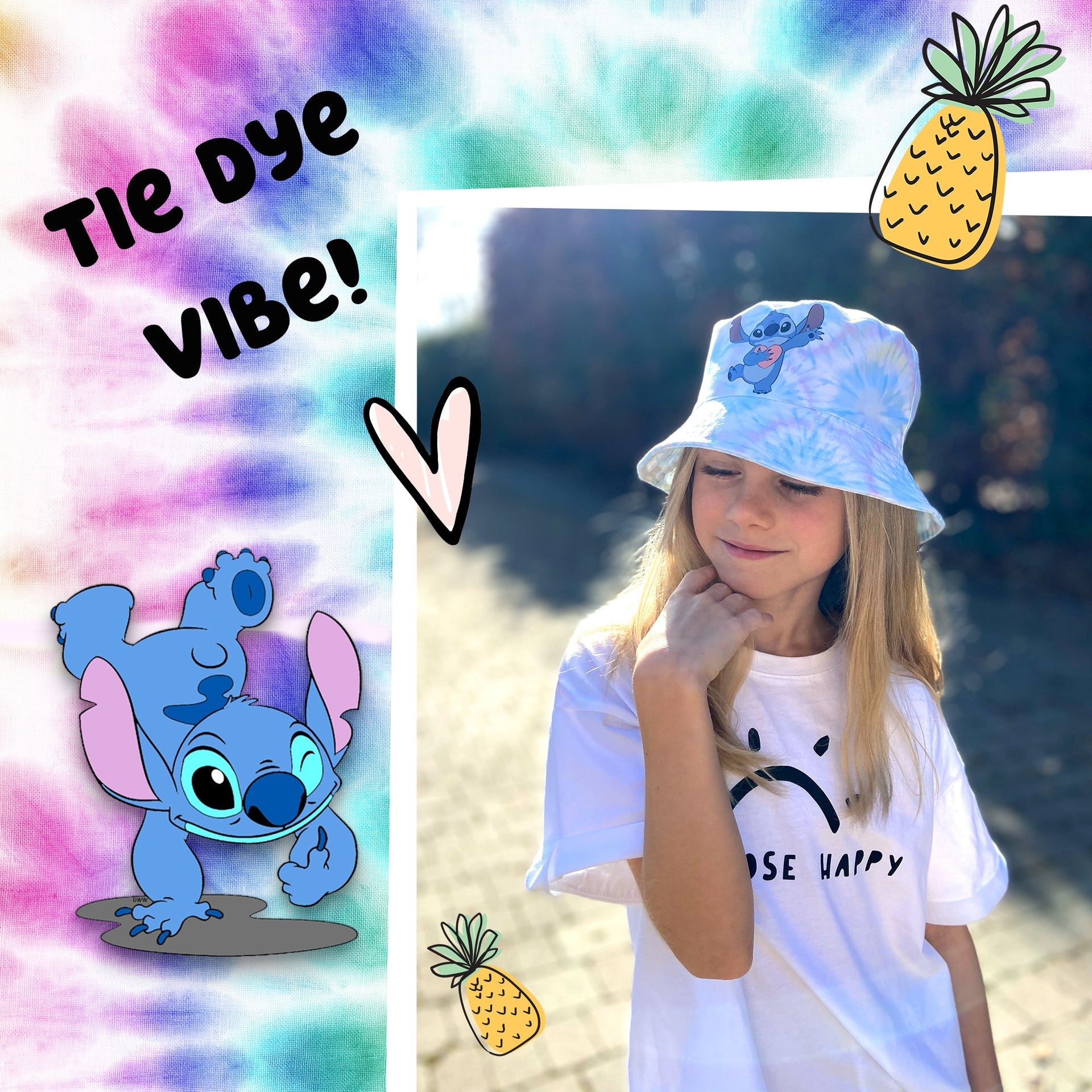 Casquette enfant – Stitch Bucket Hat