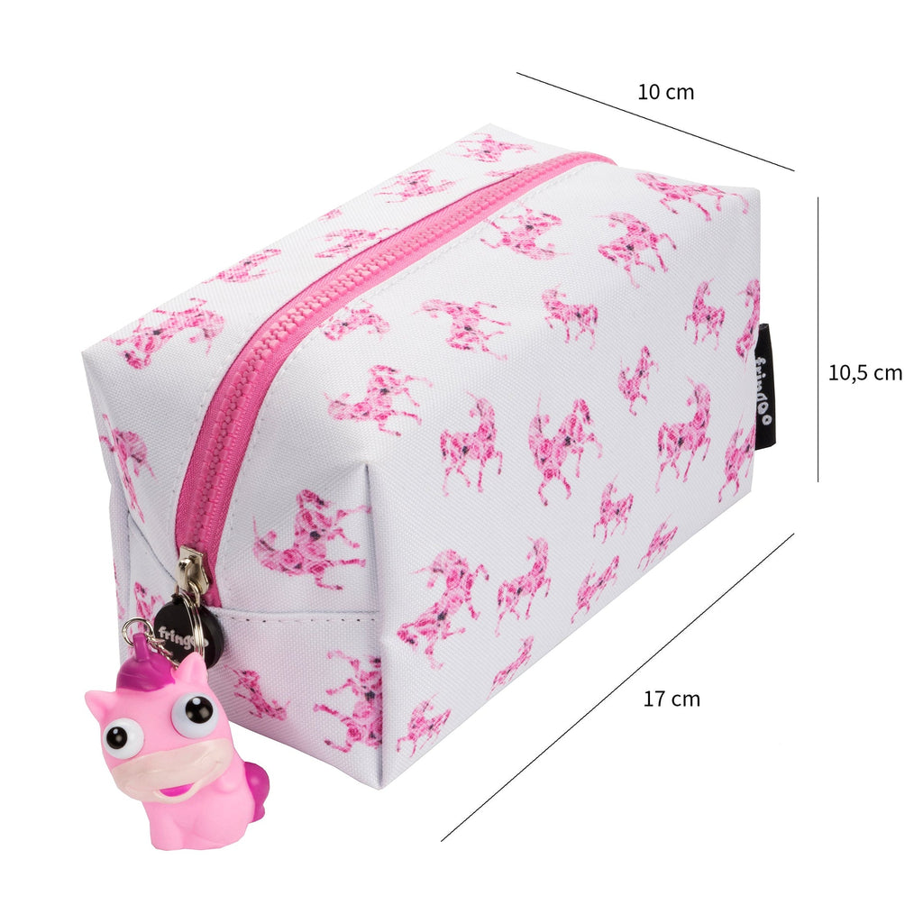 Trousse scolaire – licorne Roses